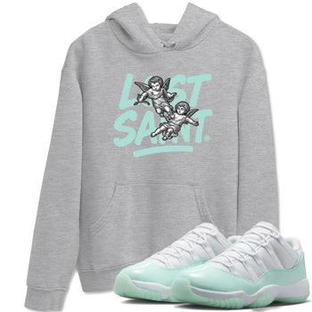 Lost Saint sneaker match t-shirt styled to complete your fit with the Air Jordan 11 Igloo sneakers, shown in Heather Grey 1.