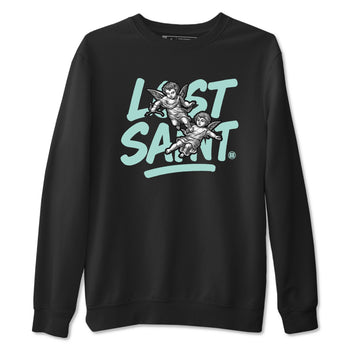 Lost Saint sneaker match t-shirt styled to complete your fit with the Air Jordan 11 Igloo sneakers, shown in Black 2.