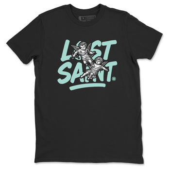 Lost Saint sneaker match t-shirt styled to complete your fit with the Air Jordan 11 Igloo sneakers, shown in Black 2.