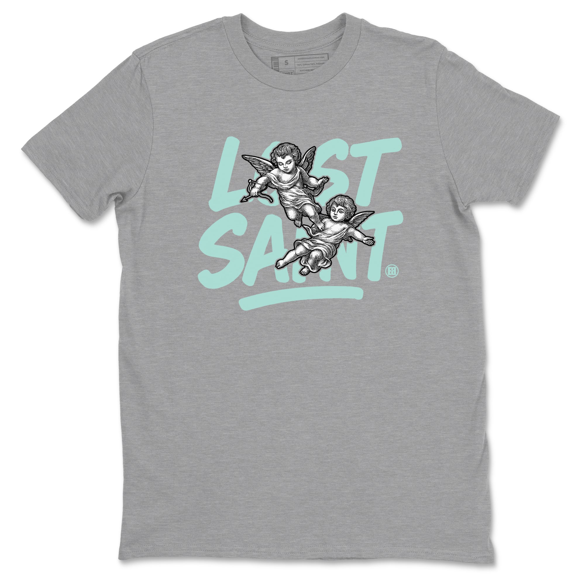 Lost Saint sneaker match t-shirt styled to complete your fit with the Air Jordan 11 Igloo sneakers, shown in Heather Grey 2.