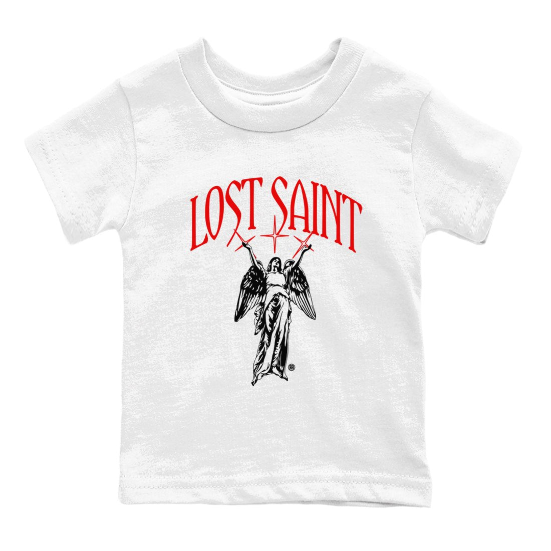 14s Black Toe shirts to match jordans Lost Saint graphic tees Air Jordan 14 Black Toe t shirts to match sneakers SNRT Sneaker Tees Youth Baby White 2 tee