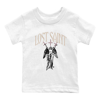 Air Jordan 4 A Ma Maniere x Fossil Stone shirts to match jordans Lost Saint graphic tees Air Jordan 4 A Ma Maniere x Fossil Stone t shirts to match sneakers SNRT Sneaker Tees Youth Baby White 2 tee