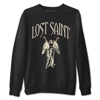 Air Jordan 4 A Ma Maniere x Fossil Stone shirts to match jordans Lost Saint graphic tees Air Jordan 4 A Ma Maniere x Fossil Stone t shirts to match sneakers SNRT Sneaker Tees unisex cotton Black 2 shirts