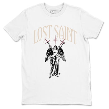 Air Jordan 4 A Ma Maniere x Fossil Stone shirts to match jordans Lost Saint graphic tees Air Jordan 4 A Ma Maniere x Fossil Stone t shirts to match sneakers SNRT Sneaker Tees unisex cotton White 2 shirts