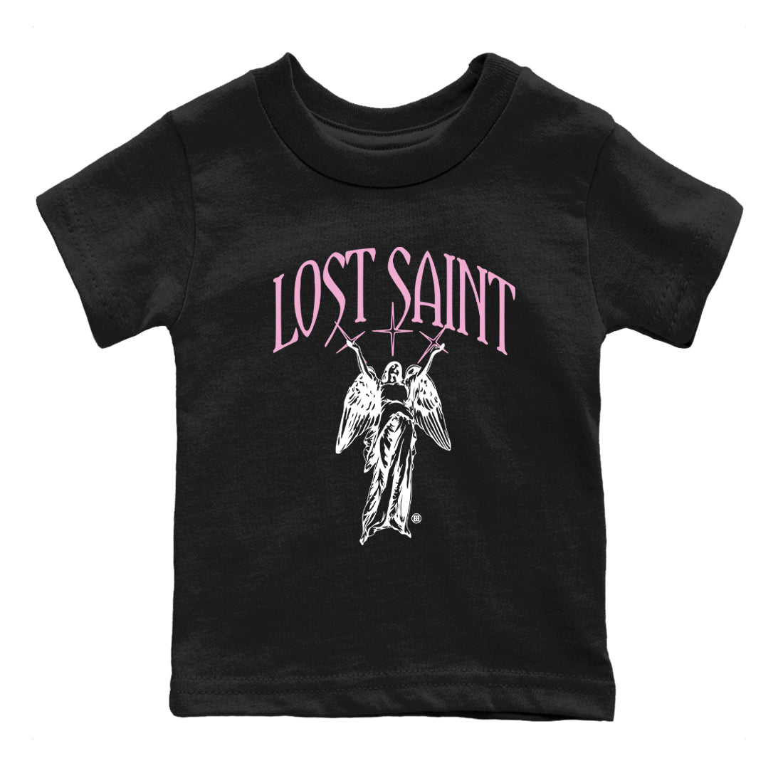 Air Jordan 4 Orchid shirts to match jordans Lost Saint graphic tees 4s Orchid t shirts to match sneakers SNRT Sneaker Tees Youth Baby Black 2 tee