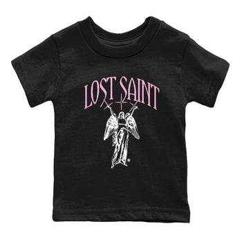Air Jordan 4 Orchid shirts to match jordans Lost Saint graphic tees 4s Orchid t shirts to match sneakers SNRT Sneaker Tees Youth Baby Black 2 tee