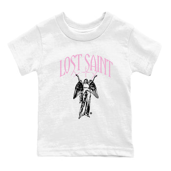 Air Jordan 4 Orchid shirts to match jordans Lost Saint graphic tees 4s Orchid t shirts to match sneakers SNRT Sneaker Tees Youth Baby White 2 tee
