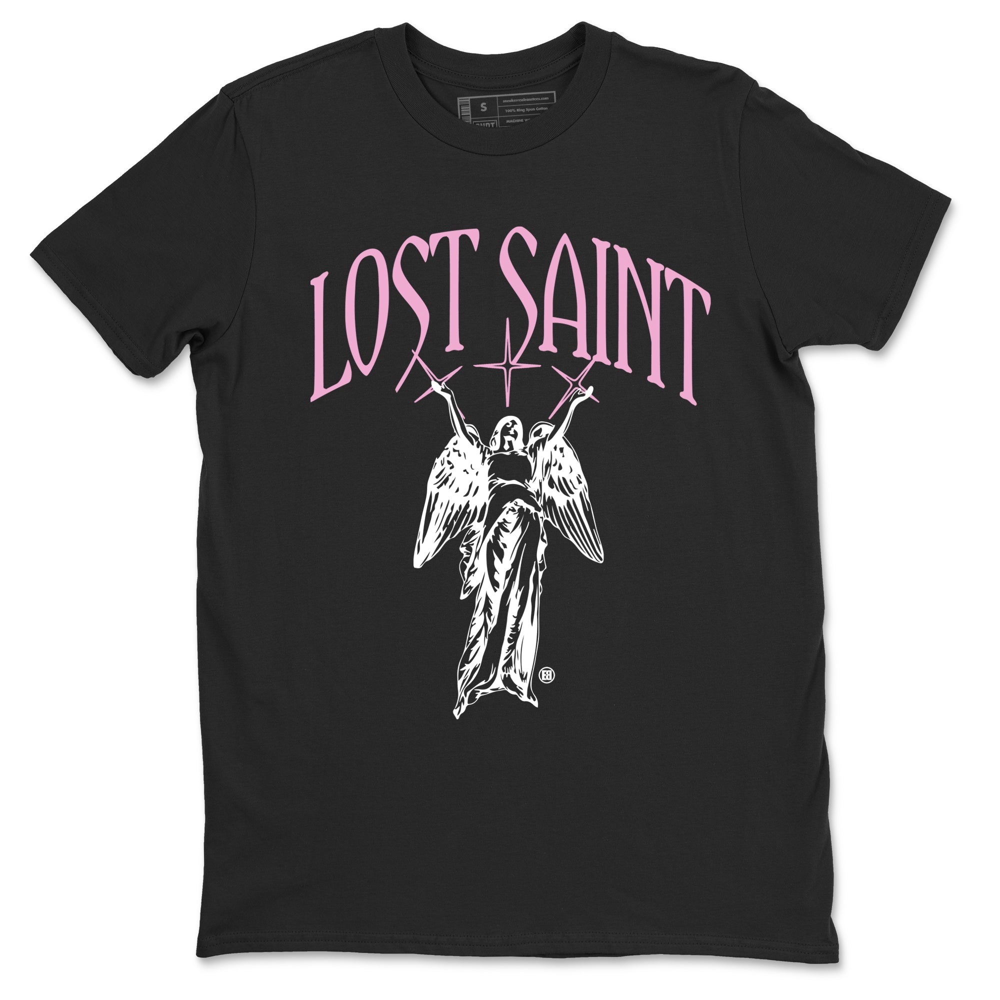 Air Jordan 4 Orchid shirts to match jordans Lost Saint graphic tees 4s Orchid t shirts to match sneakers SNRT Sneaker Tees unisex cotton Black 2 shirts