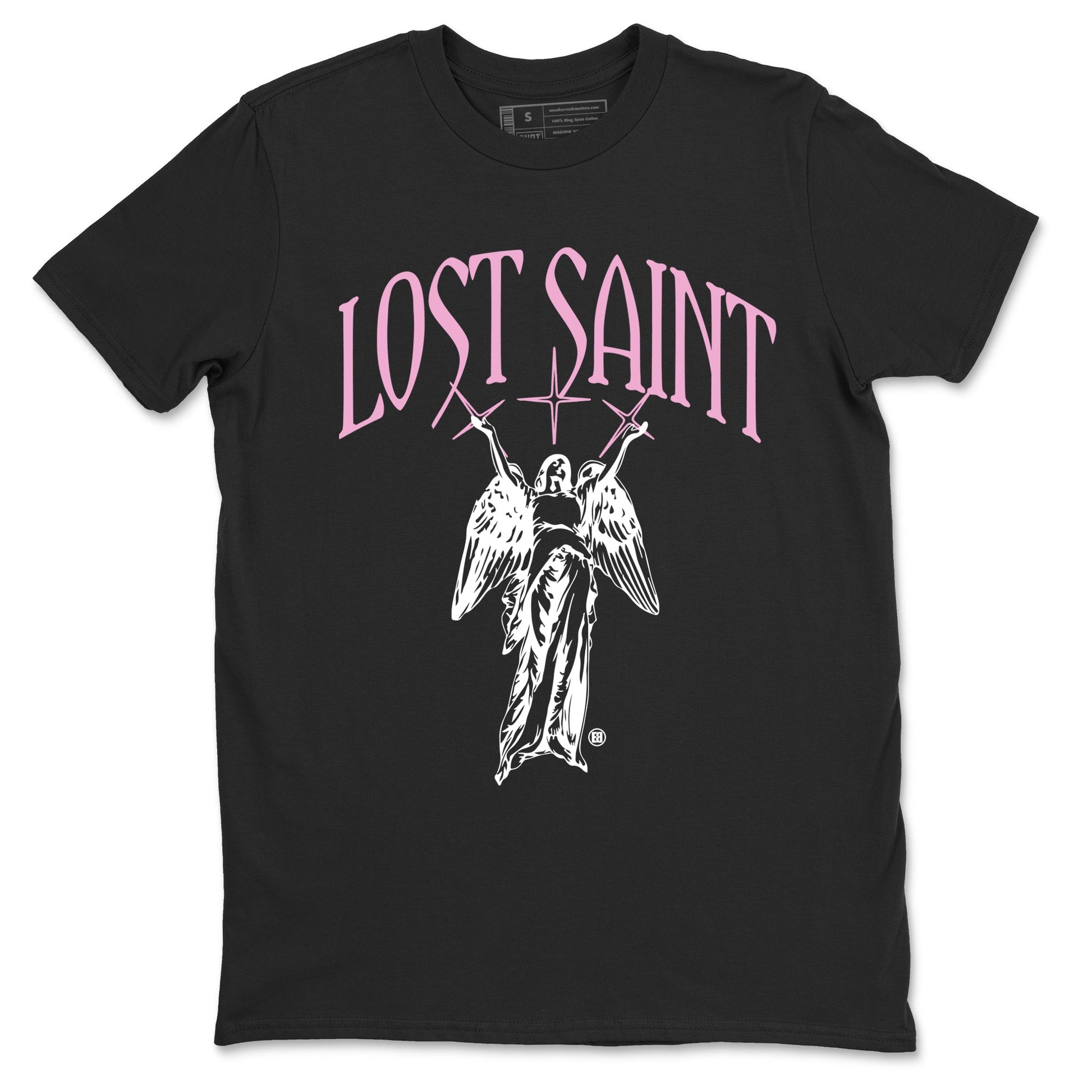 Air Jordan 4 Orchid shirts to match jordans Lost Saint graphic tees 4s Orchid t shirts to match sneakers SNRT Sneaker Tees unisex cotton Black 2 shirts