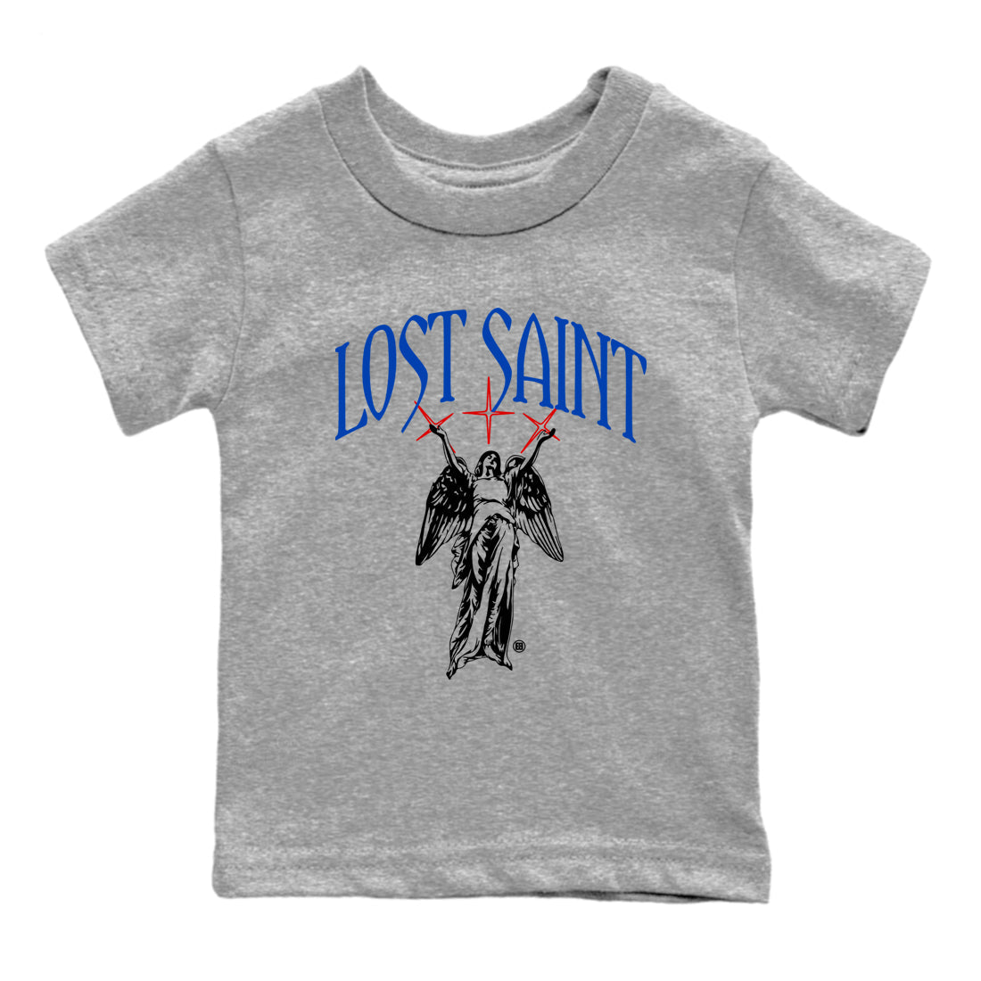 4s Rare Air shirts to match jordans Lost Saint graphic tees Air Jordan 4 Rare Air t shirts to match sneakers SNRT Sneaker Tees Youth Baby Heather Grey 2 tee