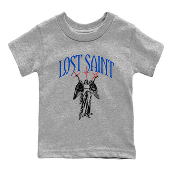 4s Rare Air shirts to match jordans Lost Saint graphic tees Air Jordan 4 Rare Air t shirts to match sneakers SNRT Sneaker Tees Youth Baby Heather Grey 2 tee