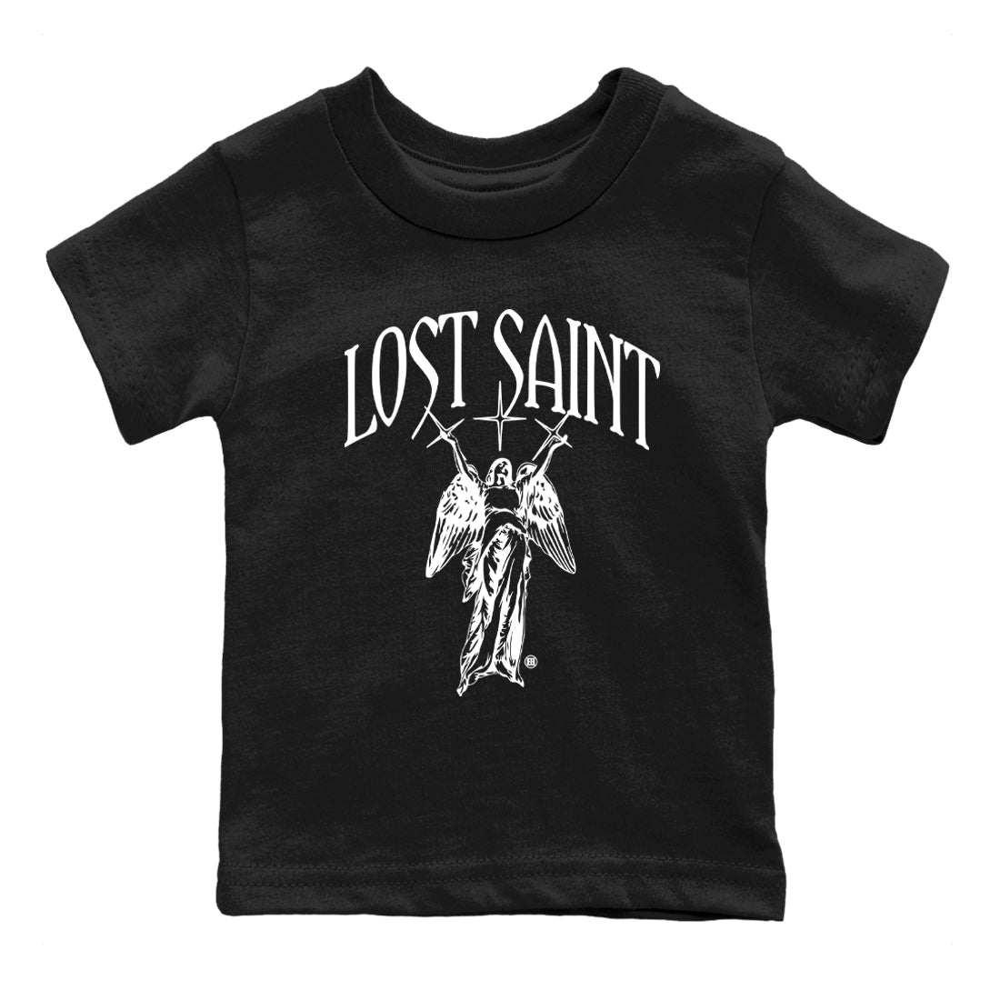 4s White Thunder shirts to match jordans Lost Saint graphic tees Air Jordan 4 White Thunder t shirts to match sneakers SNRT Sneaker Tees Youth Baby Black 2 tee