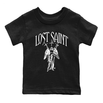 4s White Thunder shirts to match jordans Lost Saint graphic tees Air Jordan 4 White Thunder t shirts to match sneakers SNRT Sneaker Tees Youth Baby Black 2 tee