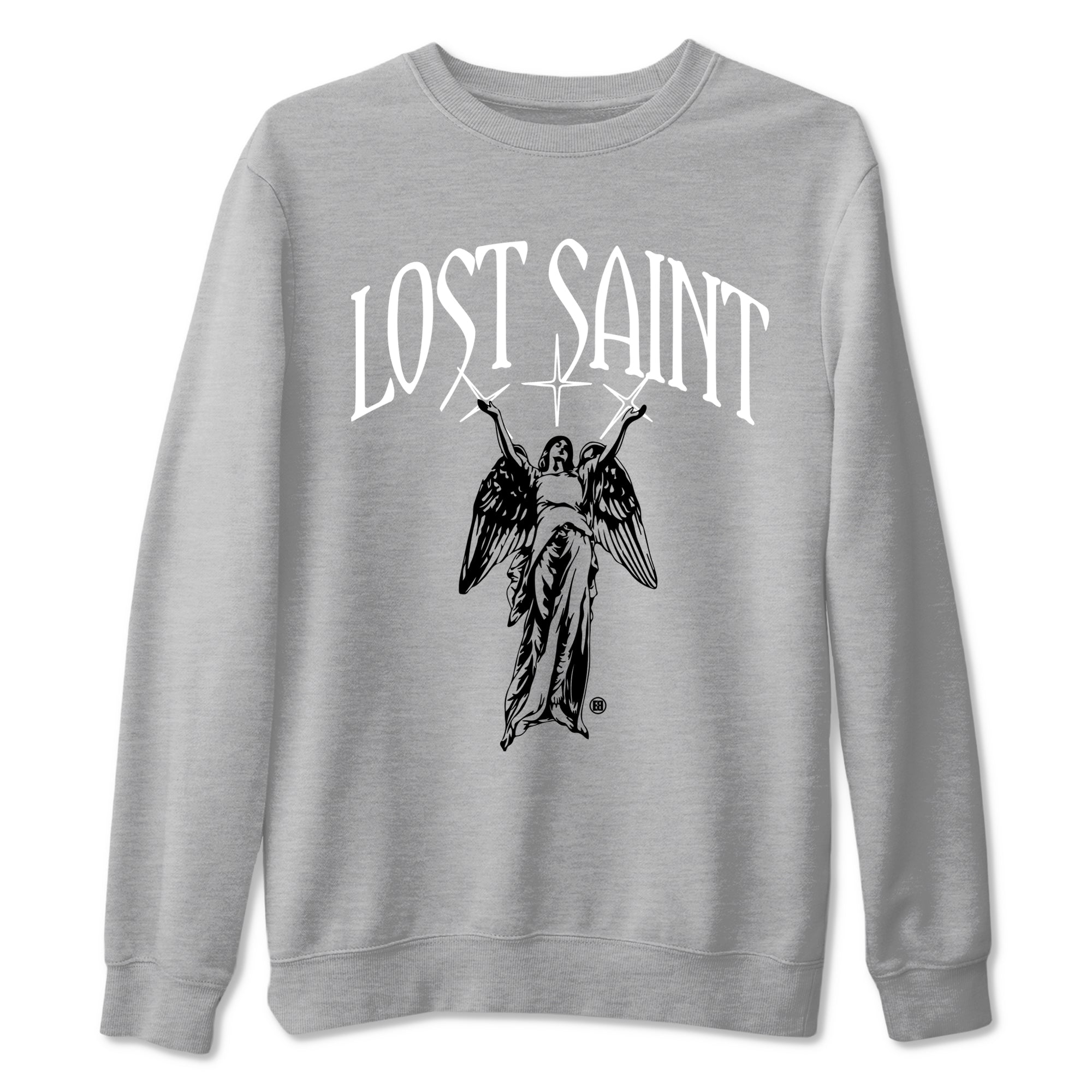 4s White Thunder shirts to match jordans Lost Saint graphic tees Air Jordan 4 White Thunder t shirts to match sneakers SNRT Sneaker Tees unisex cotton Heather Grey 2 shirts