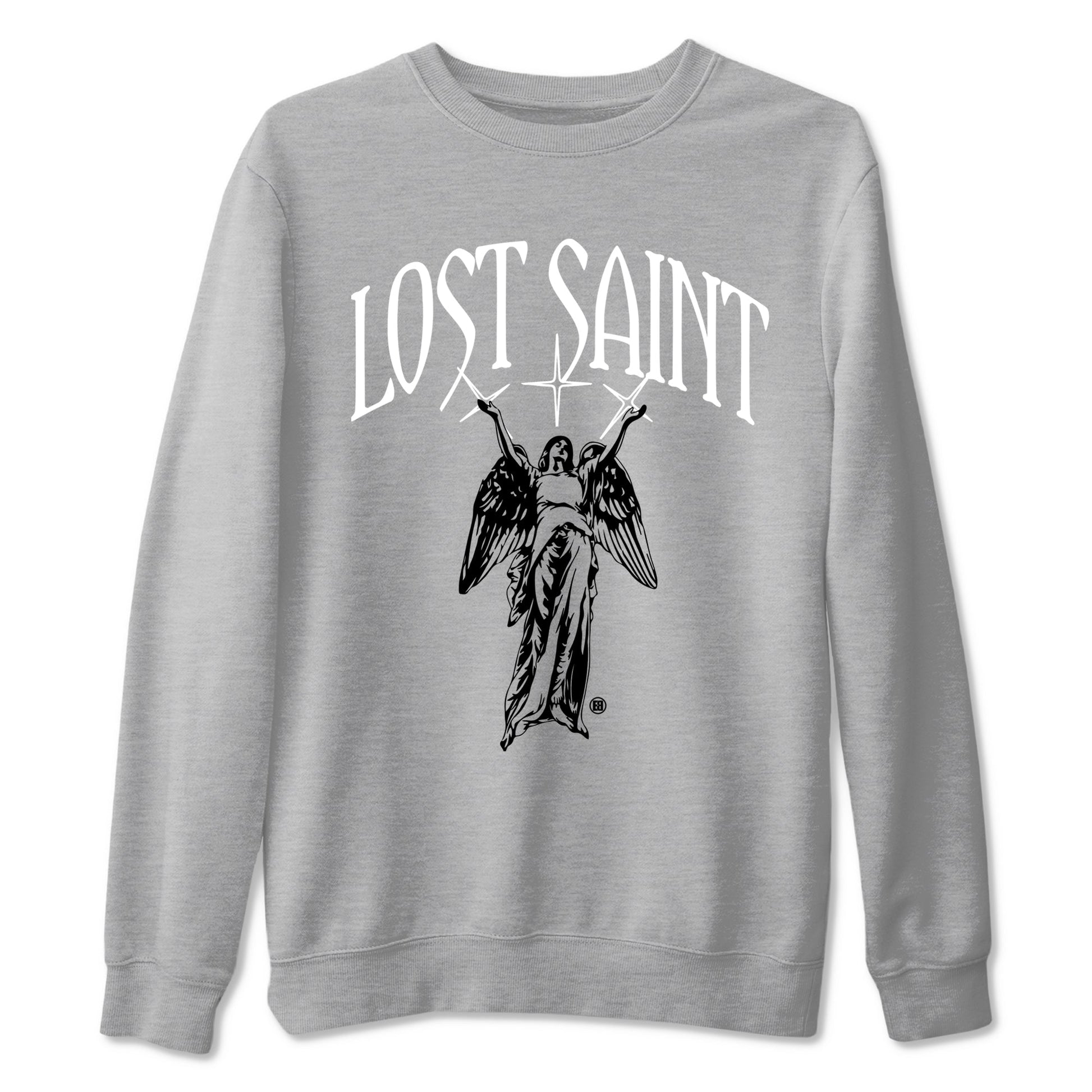 4s White Thunder shirts to match jordans Lost Saint graphic tees Air Jordan 4 White Thunder t shirts to match sneakers SNRT Sneaker Tees unisex cotton Heather Grey 2 shirts