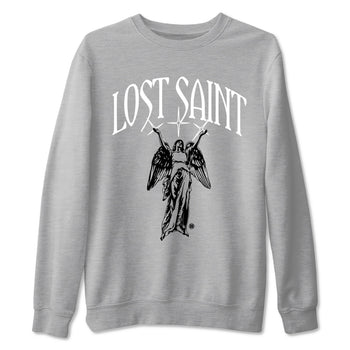 4s White Thunder shirts to match jordans Lost Saint graphic tees Air Jordan 4 White Thunder t shirts to match sneakers SNRT Sneaker Tees unisex cotton Heather Grey 2 shirts