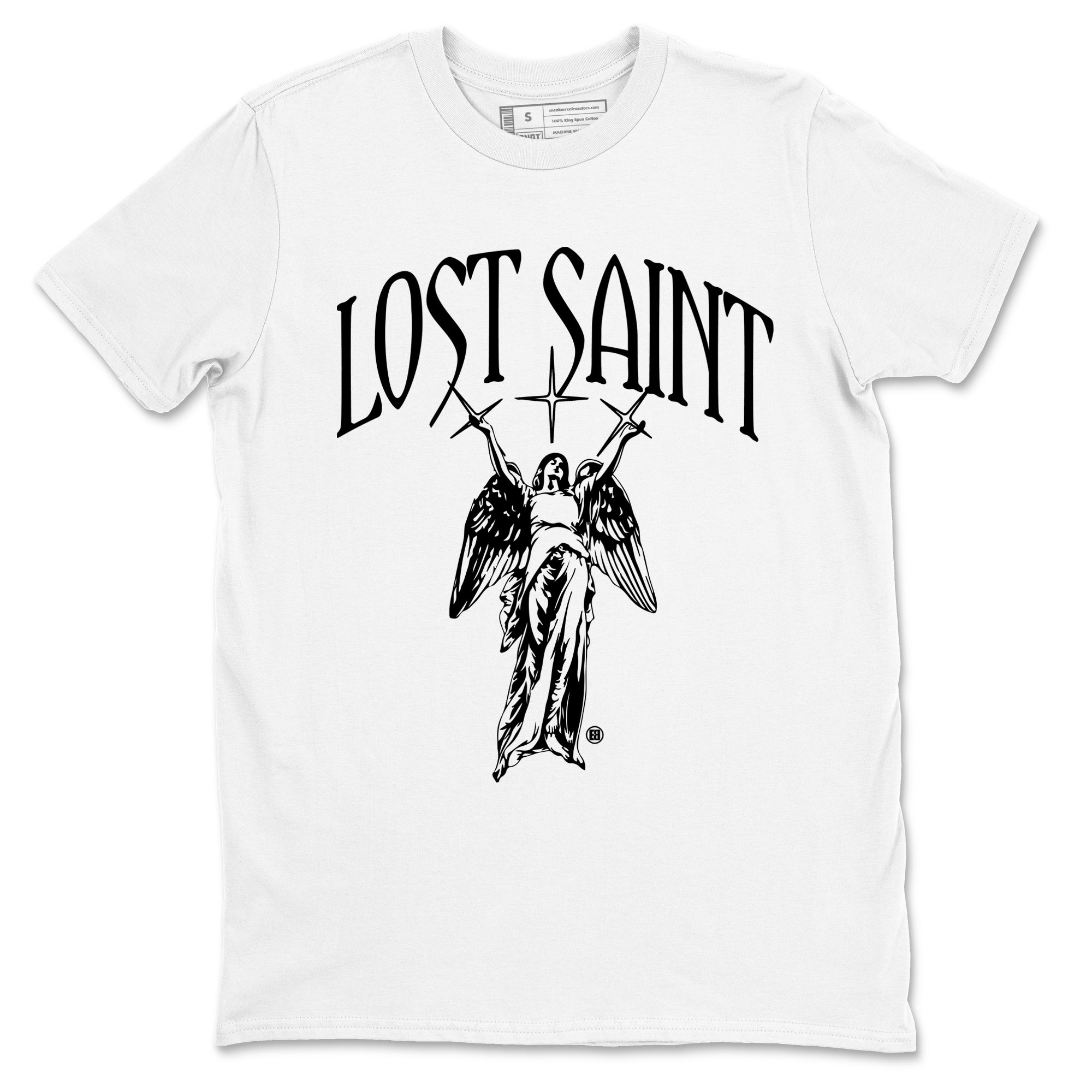 4s White Thunder shirts to match jordans Lost Saint graphic tees Air Jordan 4 White Thunder t shirts to match sneakers SNRT Sneaker Tees unisex cotton White 2 shirts