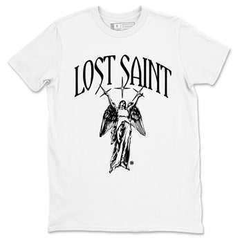 4s White Thunder shirts to match jordans Lost Saint graphic tees Air Jordan 4 White Thunder t shirts to match sneakers SNRT Sneaker Tees unisex cotton White 2 shirts