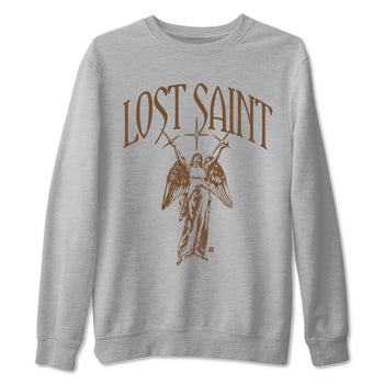 Jordan Jumpman Jack Travis Scott Dark Mocha shirts to match jordans Lost Saint graphic tees Jordan Jumpman Jack Travis Scott Dark Mocha t shirts to match sneakers SNRT Sneaker Tees unisex cotton Heather Grey 2 shirts