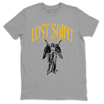 Dunk Pollen shirts to match jordans Lost Saint graphic tees Dunk High Pollen t shirts to match sneakers SNRT Sneaker Tees unisex cotton Heather Grey 2 shirts