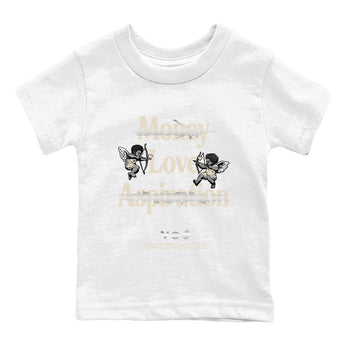 11s Pearl Sneaker match tees – Sneaker Tees To Match Jordan 11 Pearl Sneakers – Love Conquers All Things Kids Graphic T-Shirt White 2