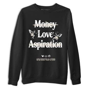 11s Pearl Sneaker match tees – Sneaker Tees To Match Jordan 11 Pearl Sneakers – Love Conquers All Things Graphic Tee Black 2