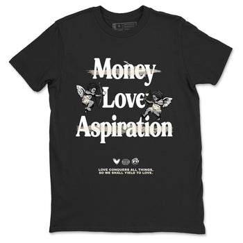 11s Pearl Sneaker match tees – Sneaker Tees To Match Jordan 11 Pearl Sneakers – Love Conquers All Things Graphic Tee Black 2