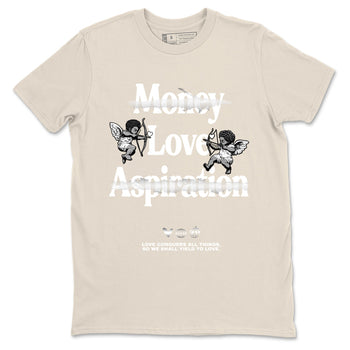 11s Pearl Sneaker match tees – Sneaker Tees To Match Jordan 11 Pearl Sneakers – Love Conquers All Things Graphic Tee Natural 2