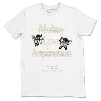 11s Pearl Sneaker match tees – Sneaker Tees To Match Jordan 11 Pearl Sneakers – Love Conquers All Things Graphic Tee White 2