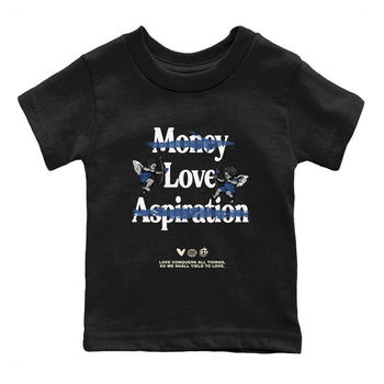 3s For The Love to match jordans Love Conquers All Things best t shirts to wear with jordans A Ma Maniere x Air Jordan 3 Diffused Blue match shoes to clothes SNRT Sneaker Tees Youth Baby Black 2 tee