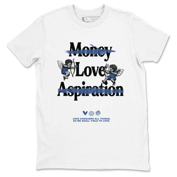 3s For The Love to match jordans Love Conquers All Things best t shirts to wear with jordans A Ma Maniere x Air Jordan 3 Diffused Blue match shoes to clothes SNRT Sneaker Tees unisex cotton White 2 shirts