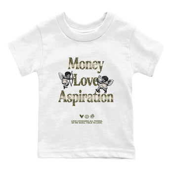 Sneaker Threads – Sneaker Tees To Match Air Jordan 3 Medium Olive – Love Conquers All Things Youth Graphic Tee White 2. Perfect for Jordan releases 2025 colorways.