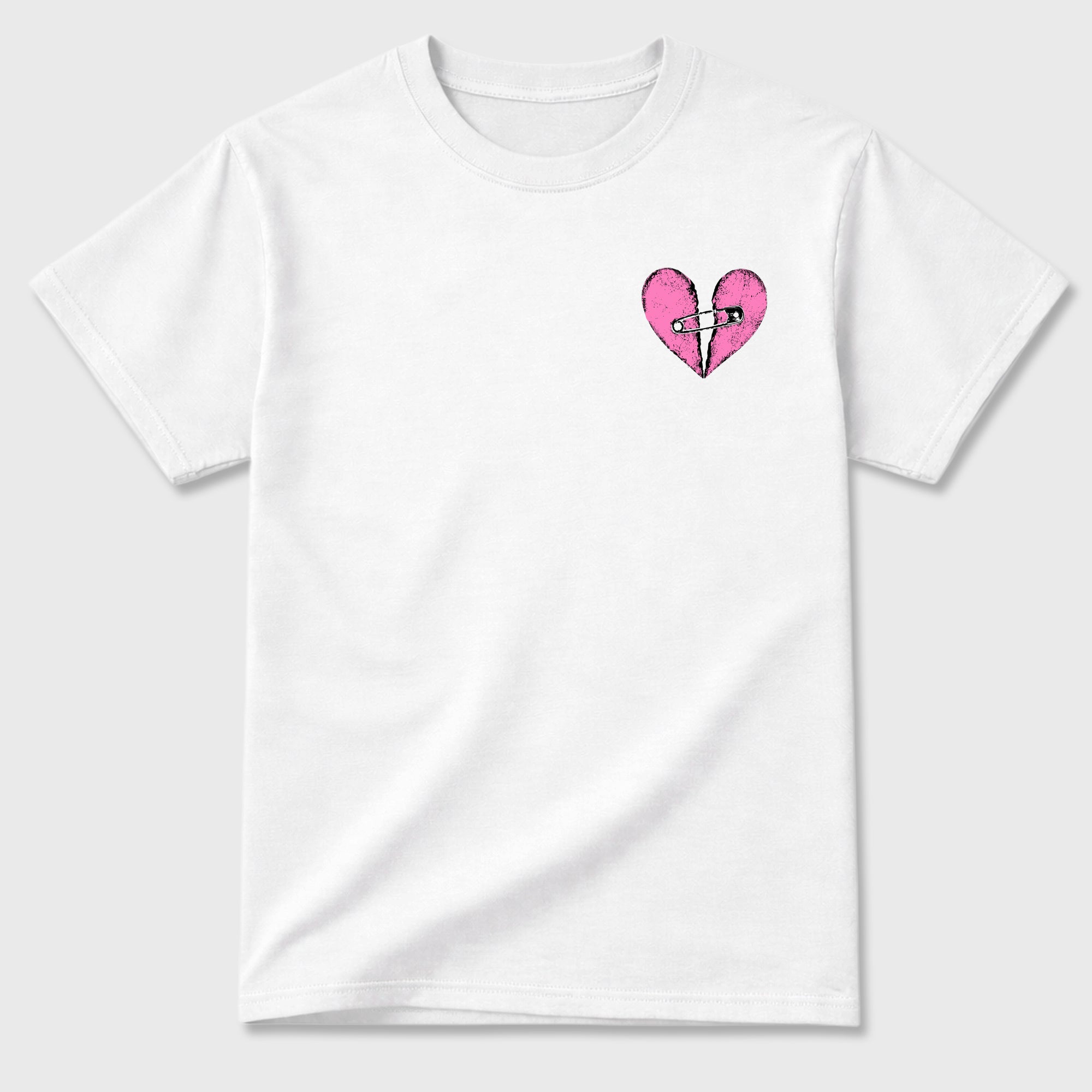 Love Heals Graphic T-Shirt featuring original streetwear artwork designed to match the . White Graphic T-Shirt.