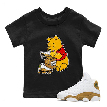 Love Honey Kids Tops - Air Jordan 13 Wheat - SNRT Sneaker Tee