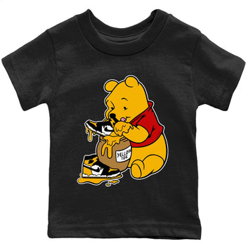 Love Honey Kids Tops - Air Jordan 1 Yellow Toe - SNRT Sneaker Tee