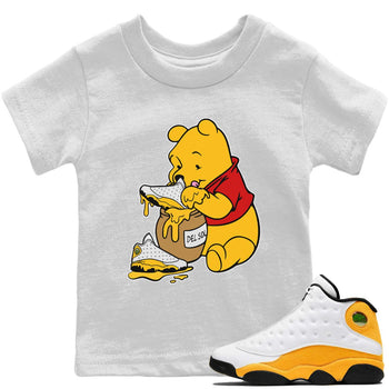 Love Honey Kids Tops - Air Jordan 13 Del Sol - SNRT Sneaker Tee