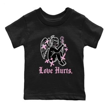 4s Retro Orchid shirts to match jordans Love Hurts sneaker match tees Air Jordan 4 WMNS Orchid match shoes to clothes SNRT Sneaker Tees Youth Baby Black 2 tee