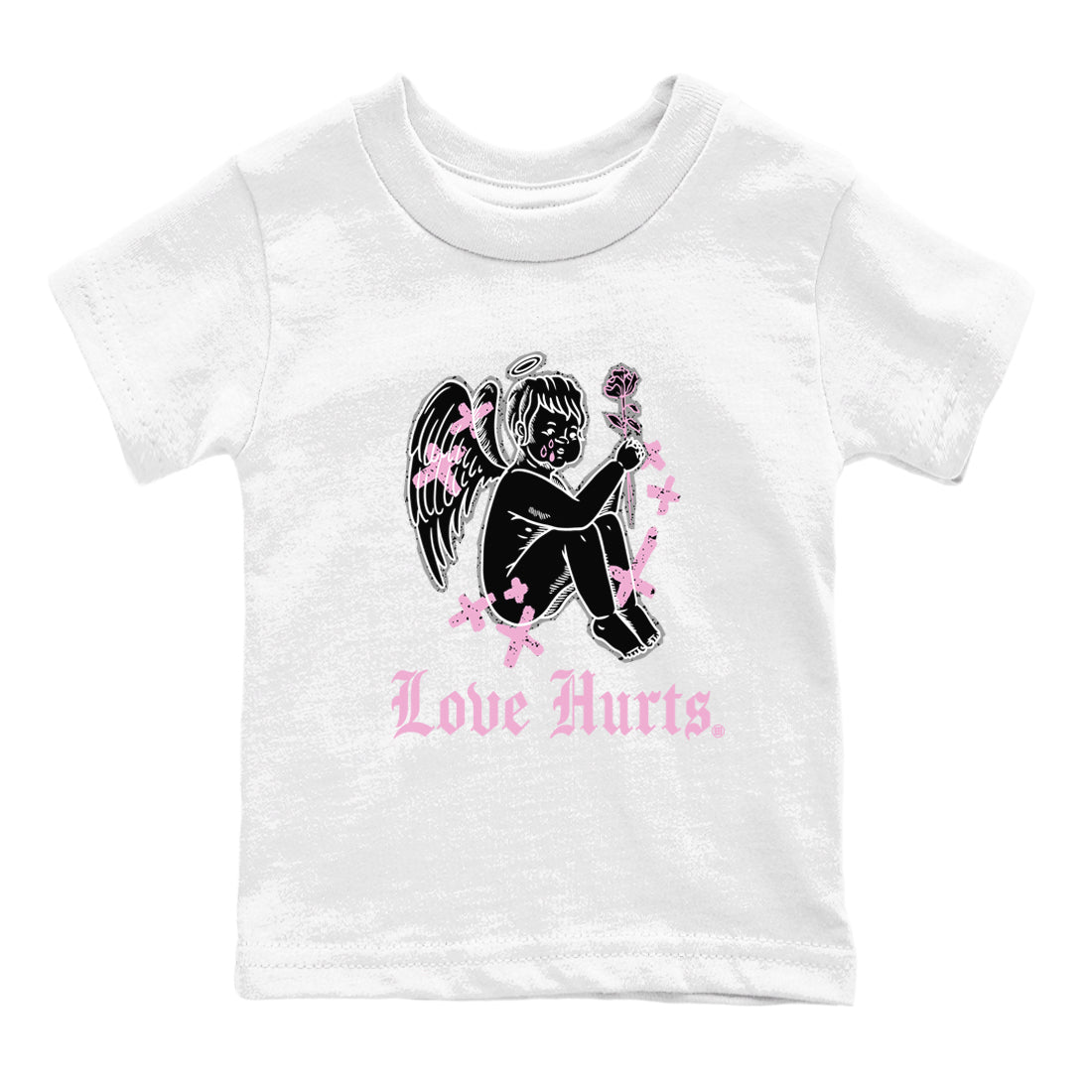 4s Retro Orchid shirts to match jordans Love Hurts sneaker match tees Air Jordan 4 WMNS Orchid match shoes to clothes SNRT Sneaker Tees Youth Baby White 2 tee