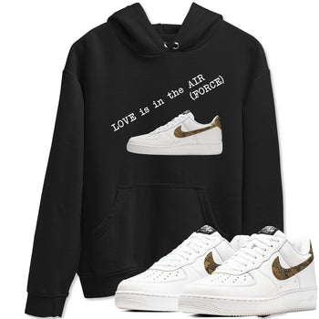 Air Force 1 Ivory Snake shirt to match jordans Love In The Air sneaker tees Air Force 1 Ivory Snake SNRT Sneaker Release Tees unisex cotton Black 1 crew neck shirt