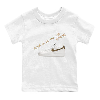 Air Force 1 Ivory Snake shirt to match jordans Love In The Air sneaker tees Air Force 1 Ivory Snake SNRT sneaker release tees baby toddler White 2 cotton Shirt