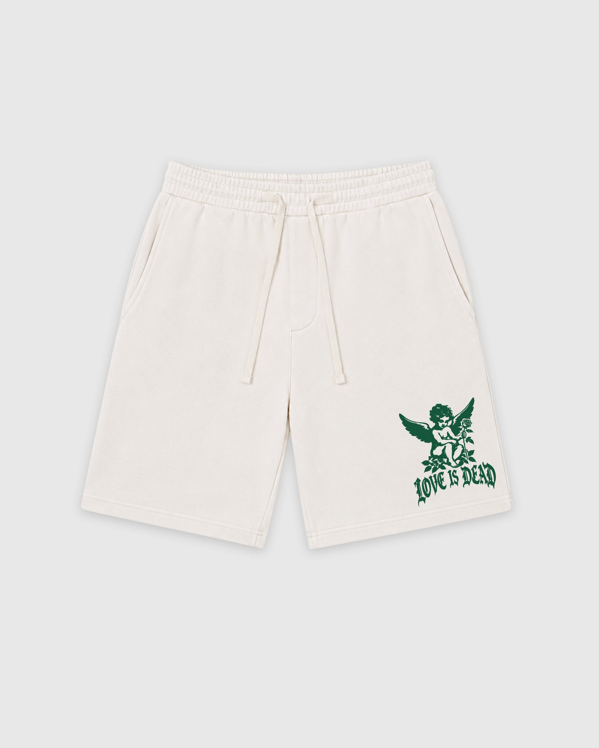 The Love is Dead graphic fleece shorts deliver a relaxed streetwear look with premium fleece comfort and bold graphic details, designed to match the Air Jordan 14 Forest Green and complete your sneaker rotation.