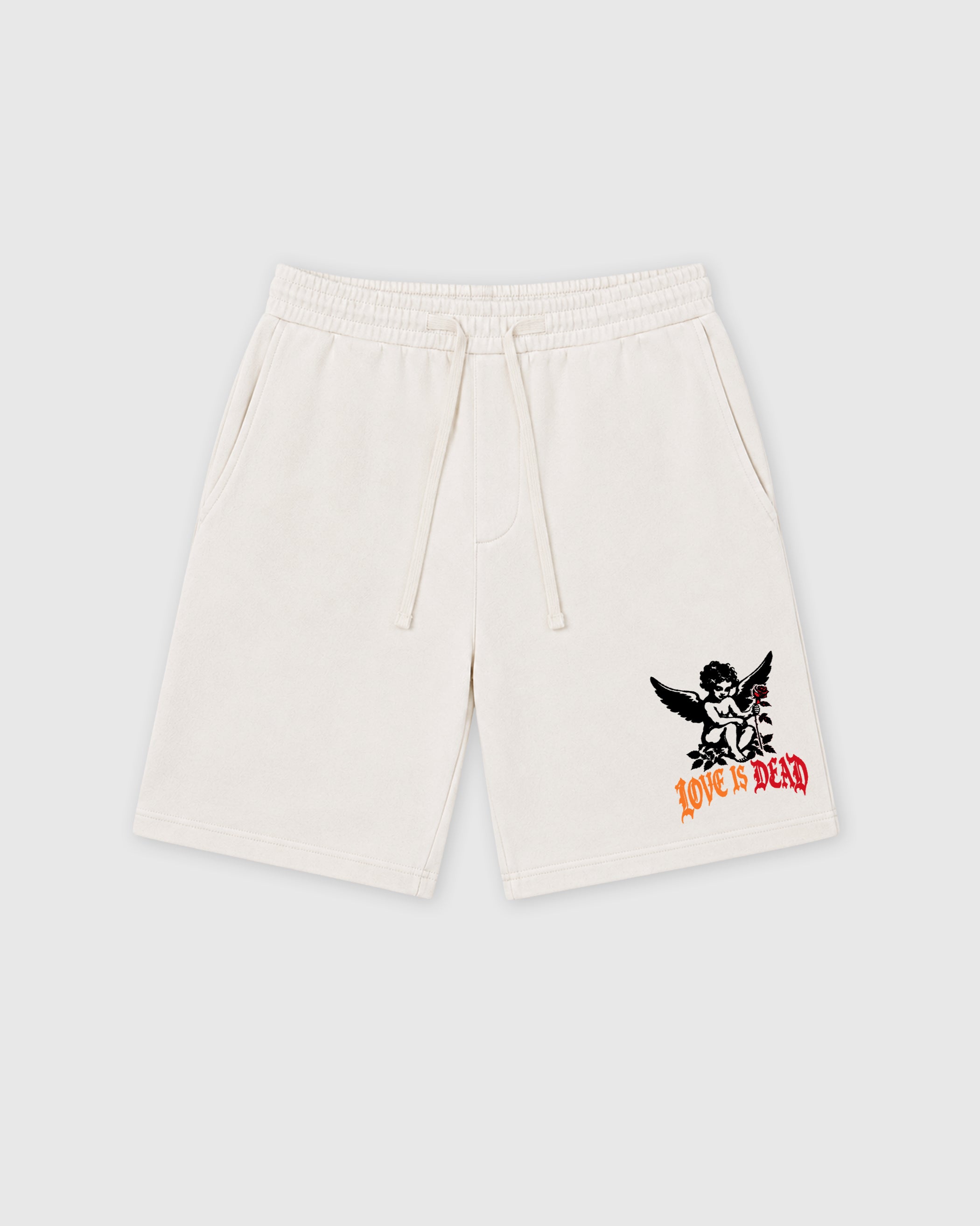 The Love is Dead graphic fleece shorts deliver a relaxed streetwear look with premium fleece comfort and bold graphic details, designed to match the Air Jordan 5 Sunset and complete your sneaker rotation.
