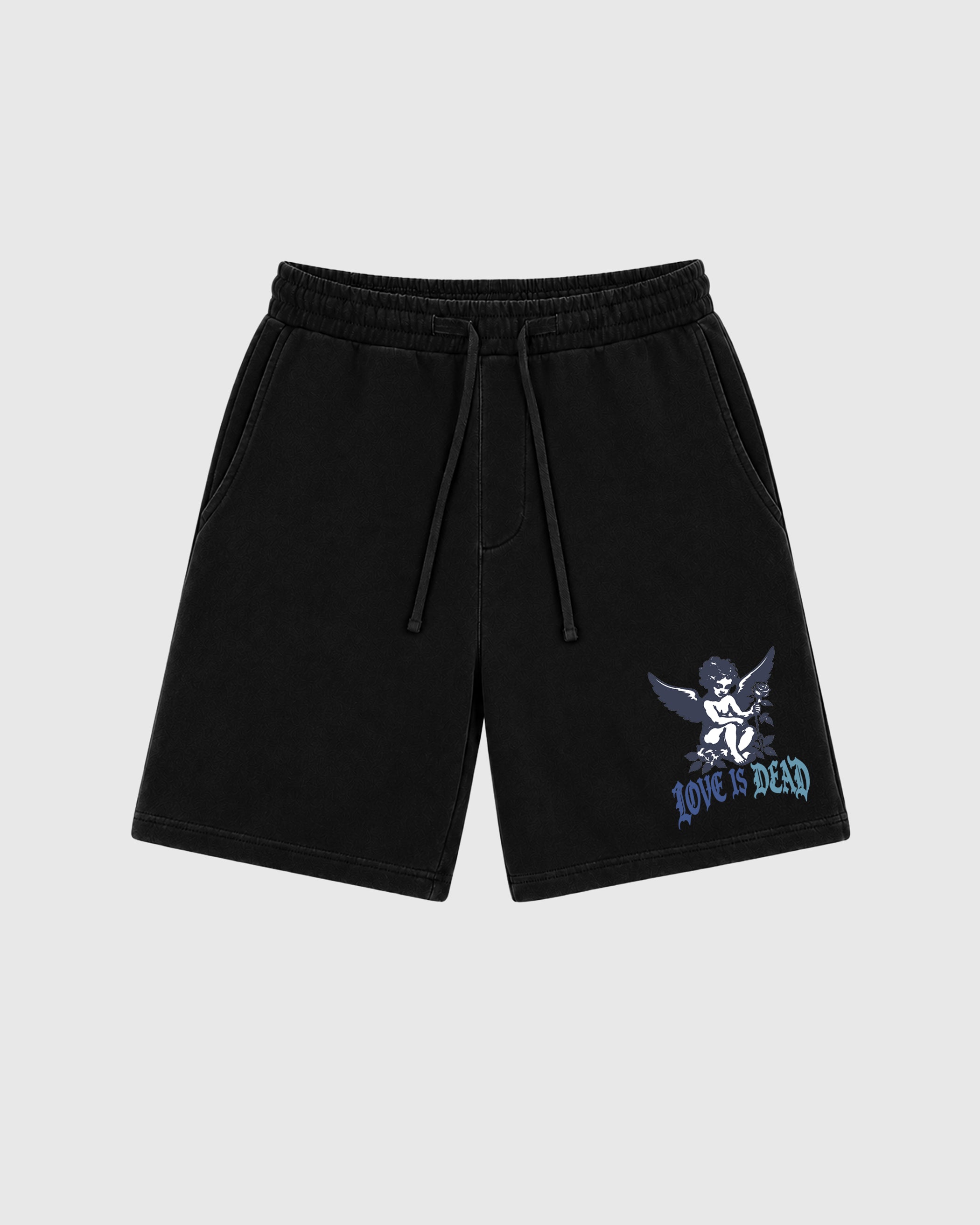 The Love is Dead graphic fleece shorts deliver a relaxed streetwear look with premium fleece comfort and bold graphic details, designed to match the Bad Bunny x Badbo 1.0 Night Navy and complete your sneaker rotation.
