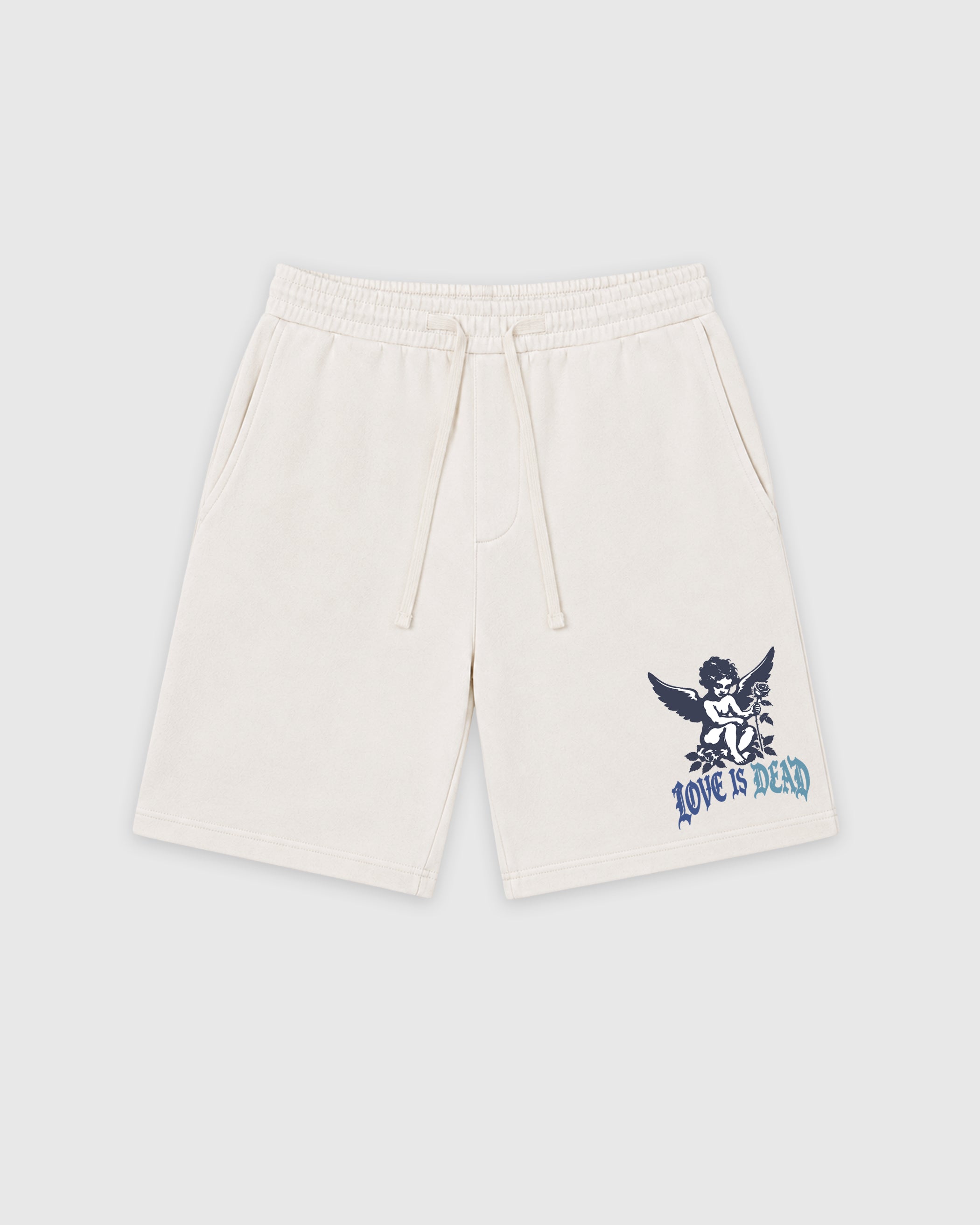 The Love is Dead graphic fleece shorts deliver a relaxed streetwear look with premium fleece comfort and bold graphic details, designed to match the Bad Bunny x Badbo 1.0 Night Navy and complete your sneaker rotation.