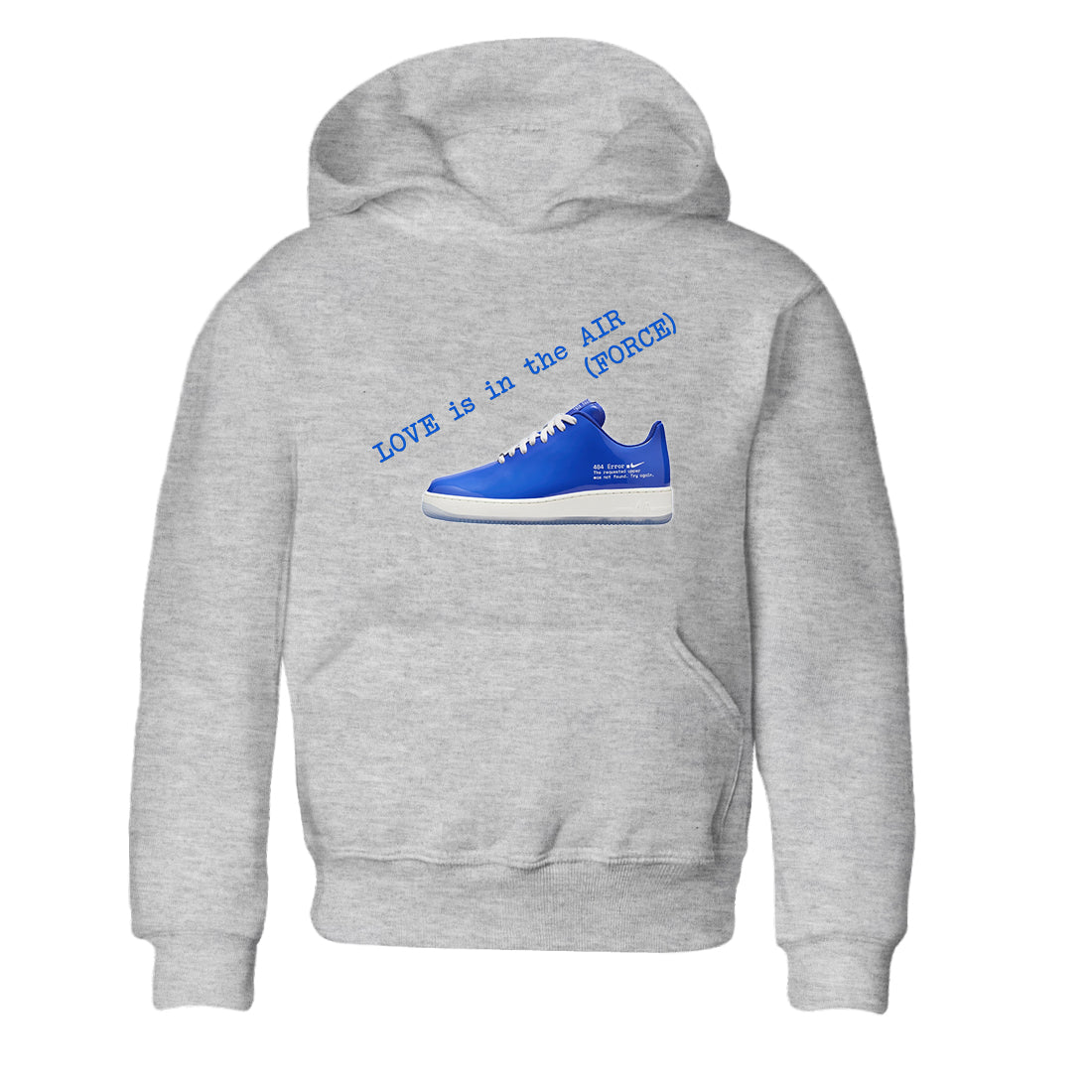 Air Force 1 404 Error shirt to match jordans Love Is In The Air sneaker tees Air Force 1 404 Error SNRT sneaker release tees baby toddler Heather Grey 2 cotton Shirt