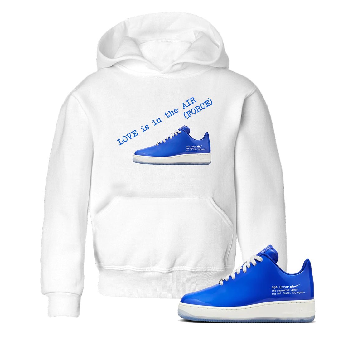 Air Force 1 404 Error shirt to match jordans Love Is In The Air sneaker tees Air Force 1 404 Error SNRT sneaker release tees baby toddler White 1 cotton Shirt