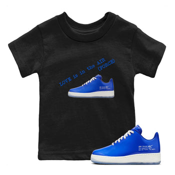 Air Force 1 404 Error shirt to match jordans Love Is In The Air sneaker tees Air Force 1 404 Error SNRT sneaker release tees baby toddler Black 1 cotton Shirt