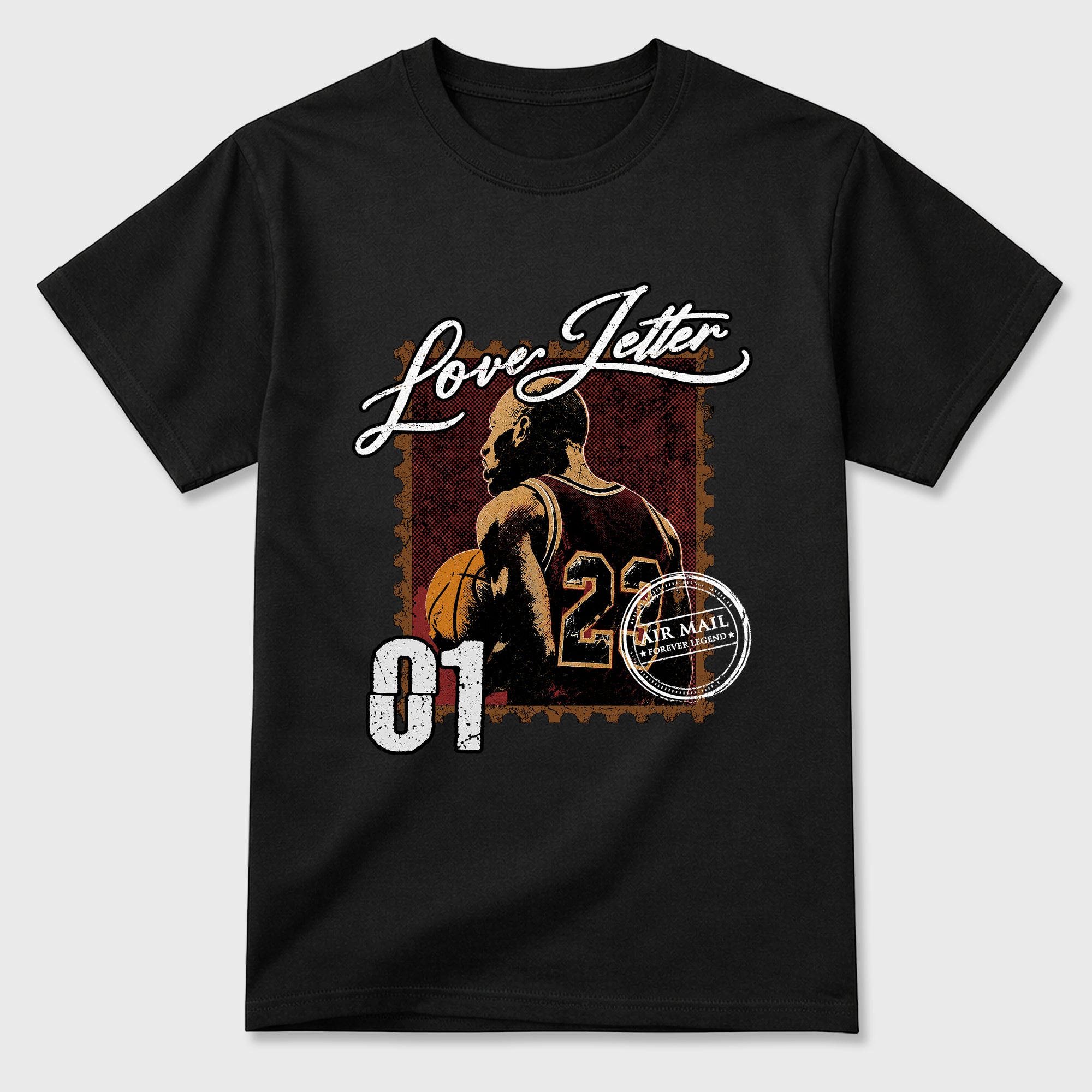 Love Letter Graphic T-Shirt featuring original streetwear artwork designed to match the Air Jordan 1 Love Letter. Black 2 Graphic T-Shirt.