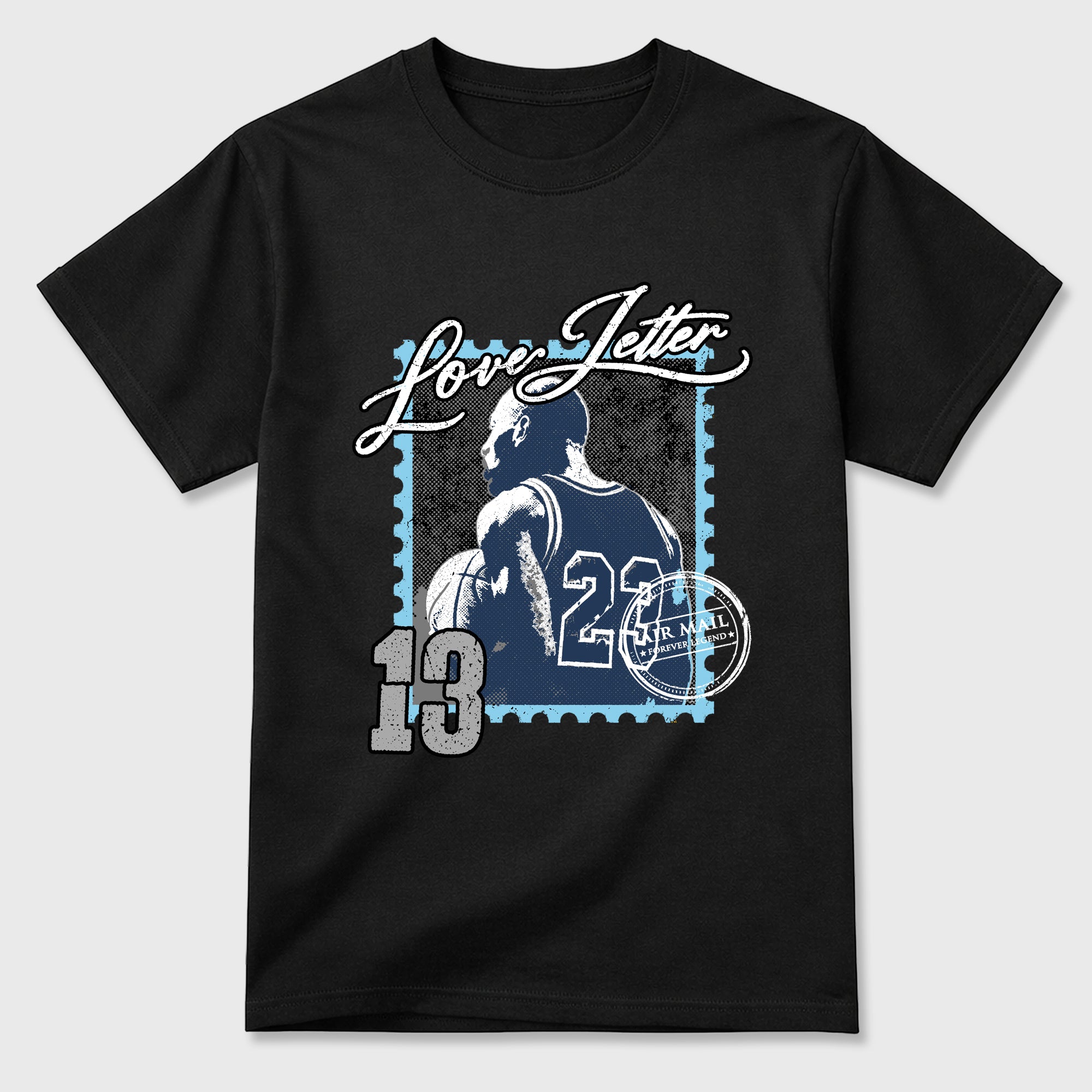 Love Letter Graphic T-Shirt featuring original streetwear artwork designed to match the Air Jordan 13 Flint. Black 2 Graphic T-Shirt.