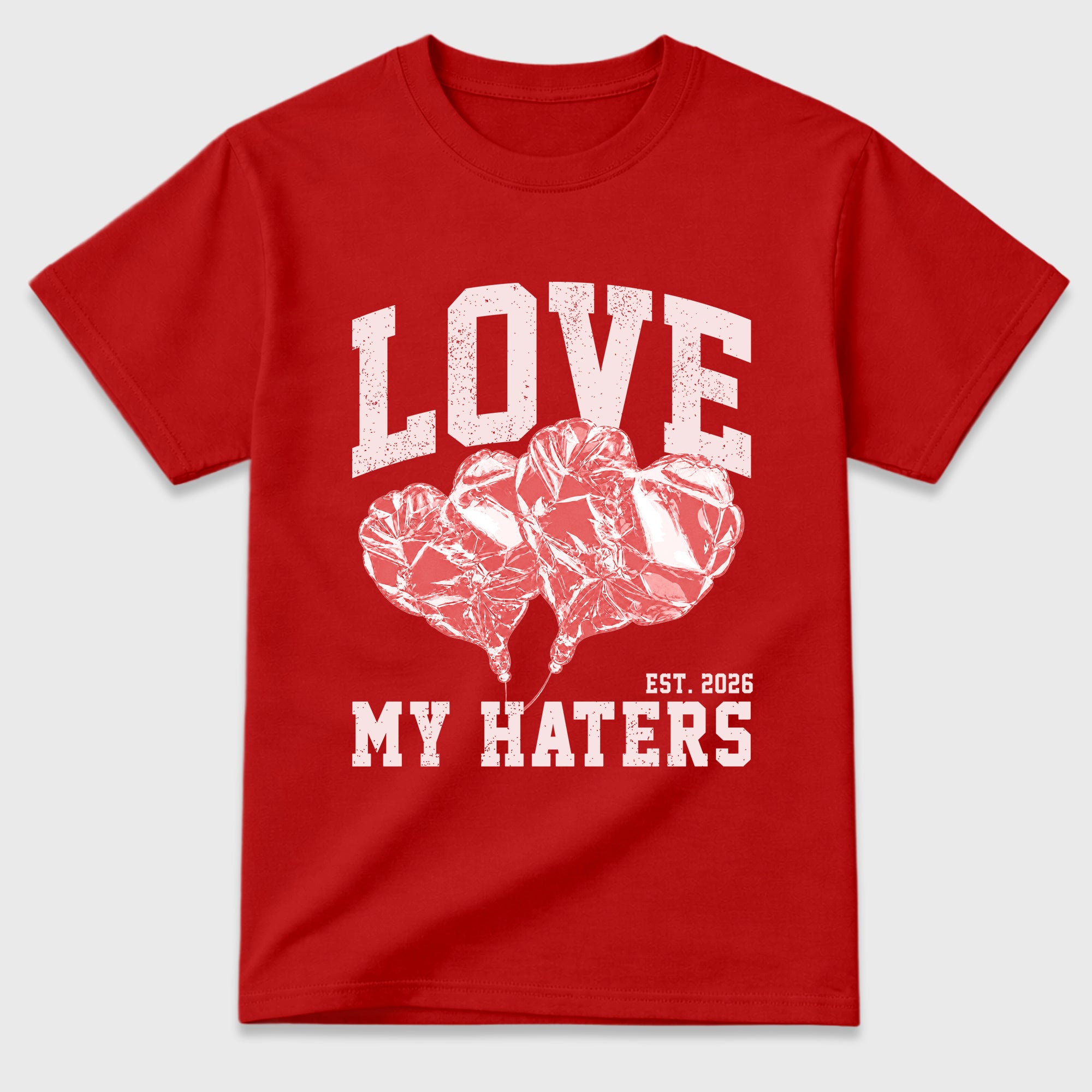Love My Haters Graphic T-Shirt featuring original streetwear artwork designed to match the Air Jordan 1 Nails and Grails. Red 2 Graphic T-Shirt.